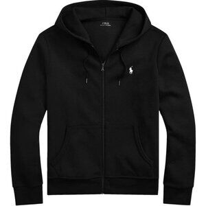 Polo Ralph Lauren Men's Double-Knit Full-Zip Hoodie - Black (XXL)